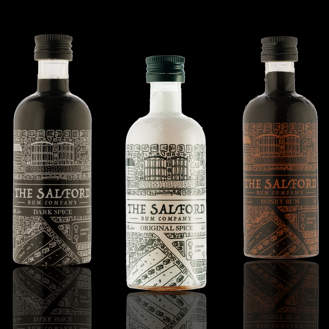 Salford Rum Miniature Gift Set 3 x 5CL