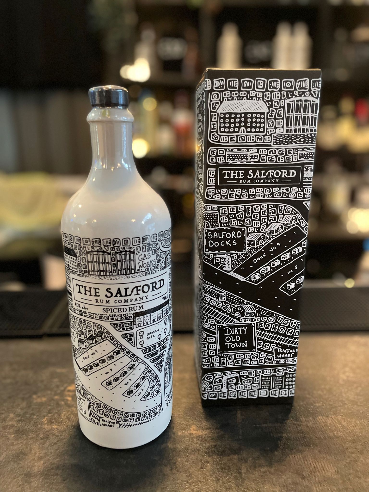 Salford Rum Single Bottle Gift Box