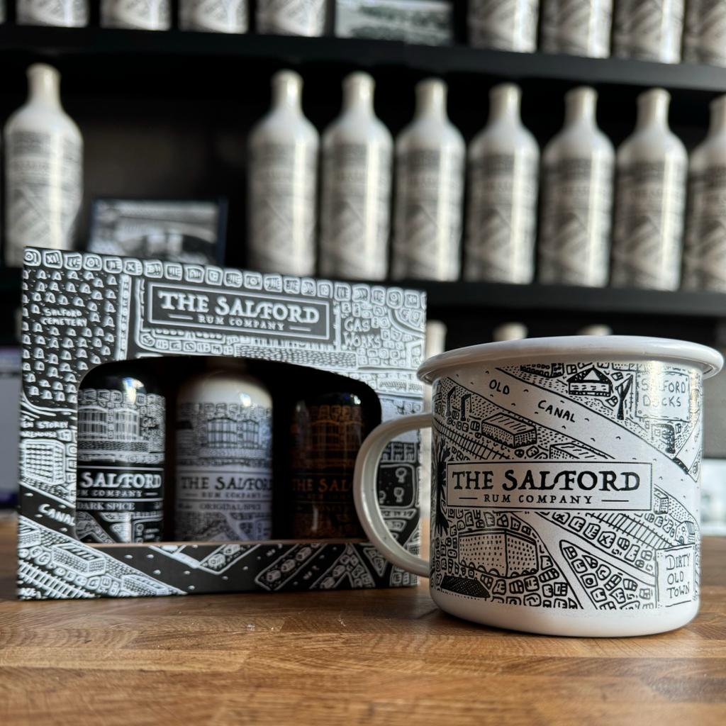 Salford Rum Miniature Gift Set 3 x 5CL